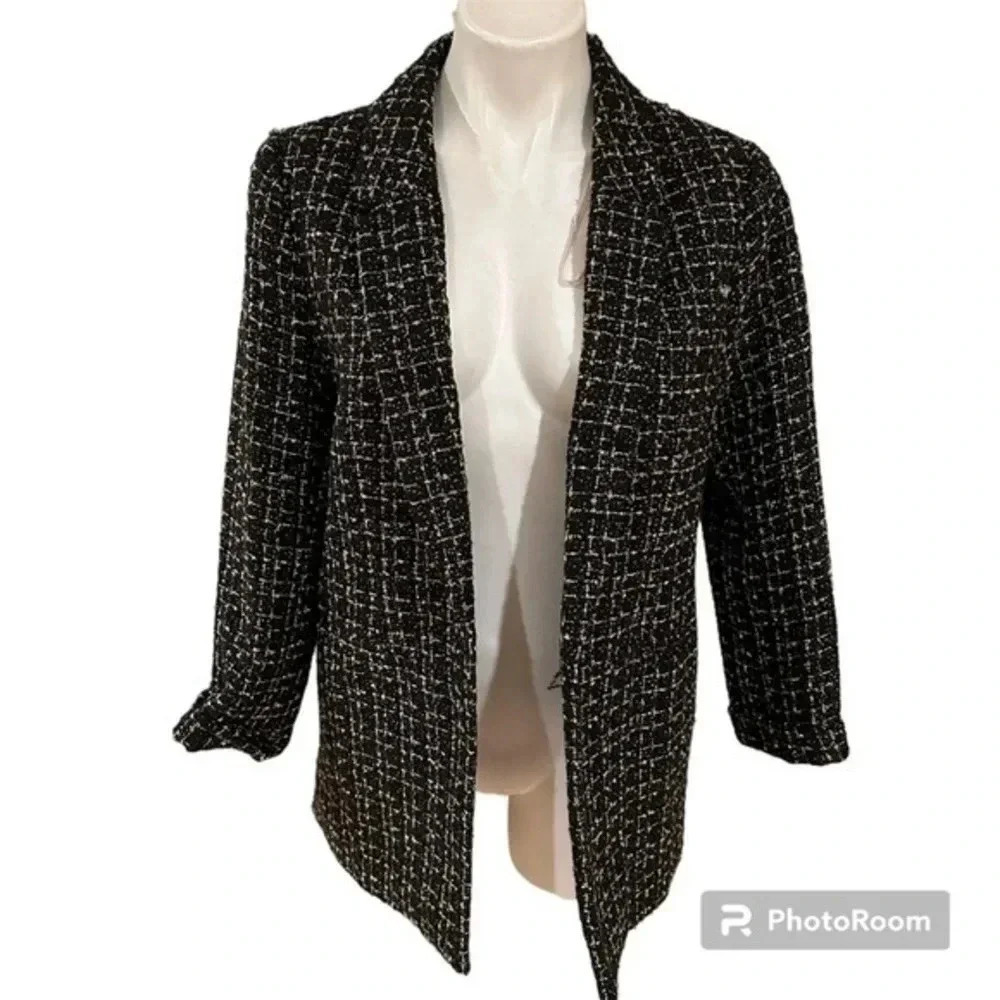Women's Nanette Lepore Black And Gold Blazer